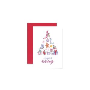 happy holidays greeting card