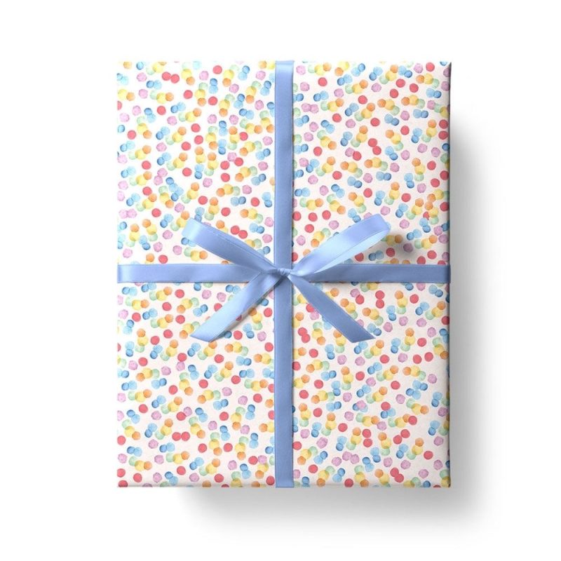 gift wrap rainbow