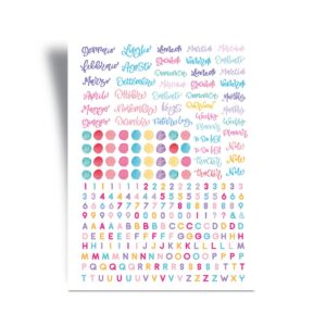 Stickers for bullet journal