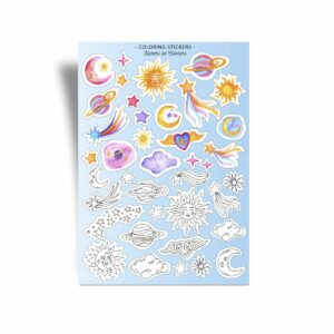 Colouring Stickers - Galaxy
