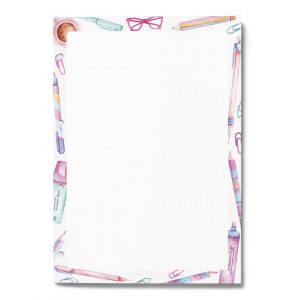 Block notes fogli per studiare