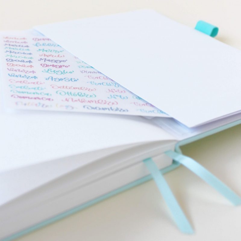 Bullet Journal Verde Acqua