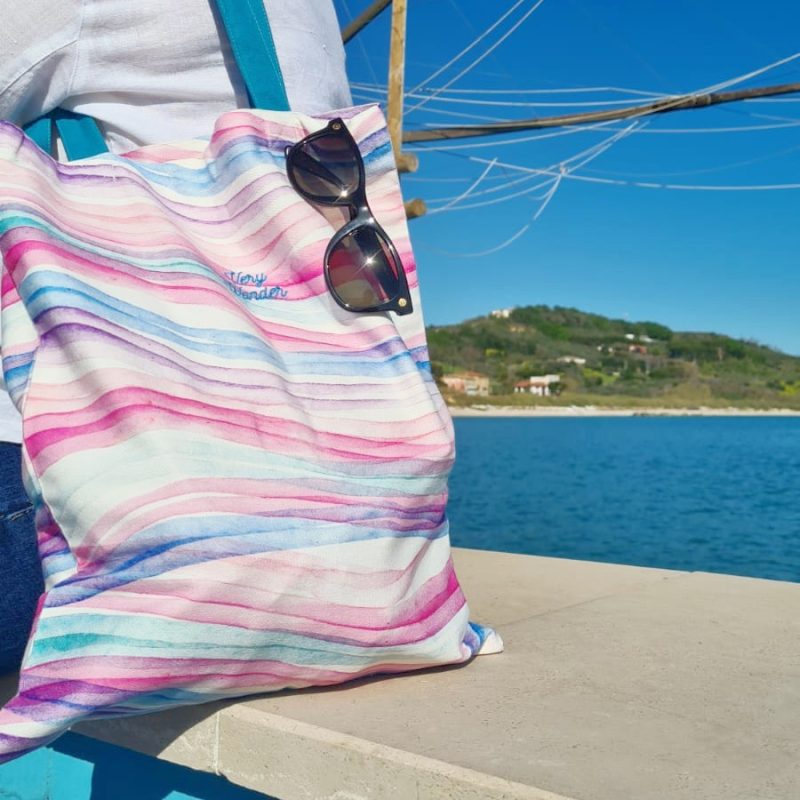 borsa per il mare in cotone