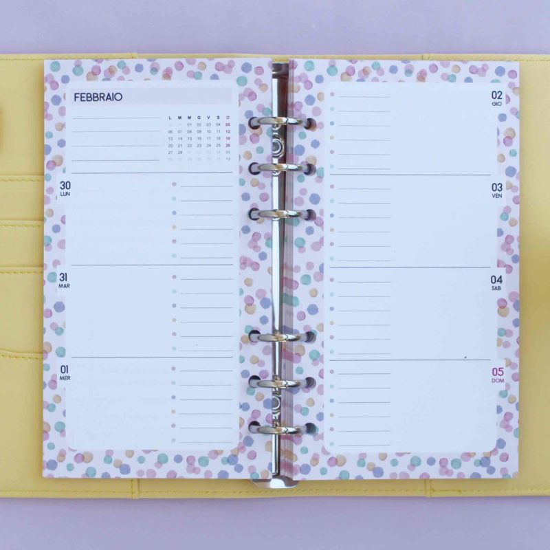 agenda ricaricabile pocket