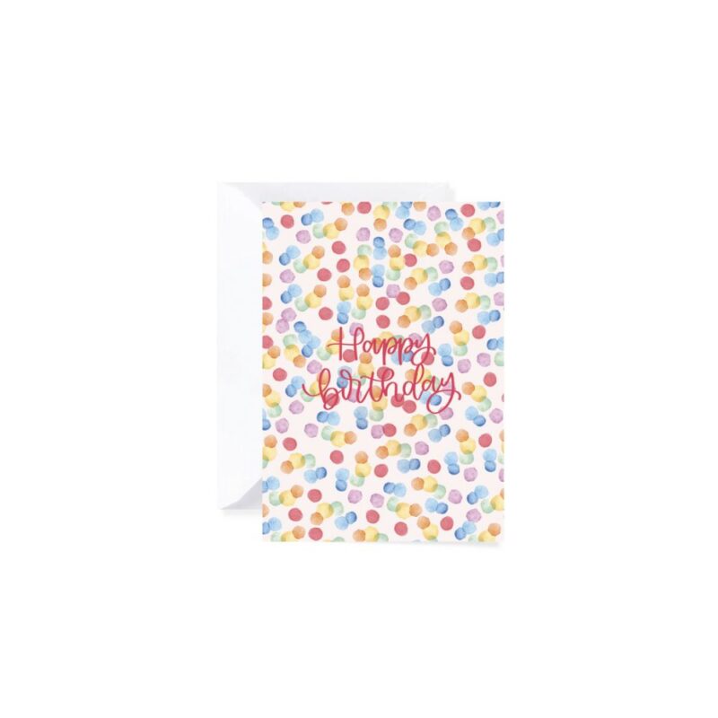 Cartolina - Rainbow Dots