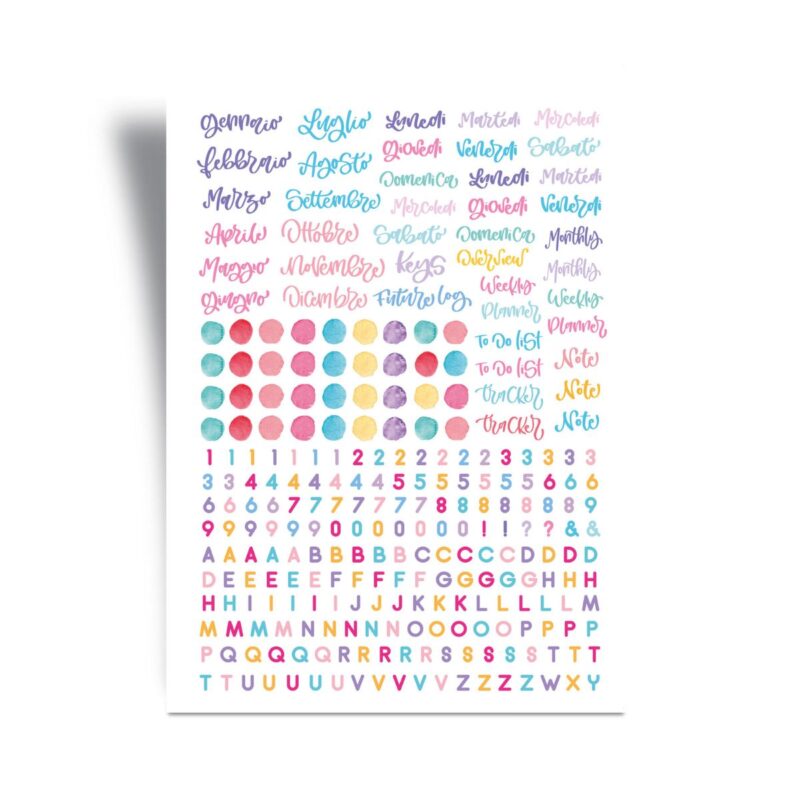 Stickers per bullet journal Washi - Bullet Essentials