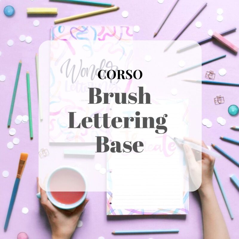 Corso brush lettering base