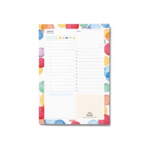 Planner giornaliero da scrivania non datato