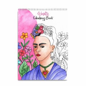 Quaderno da colorare per adulti a tema arte