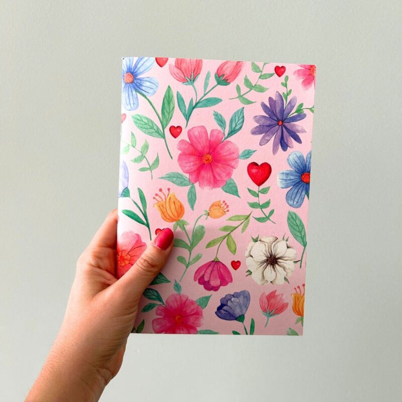 quaderno a tema fiori