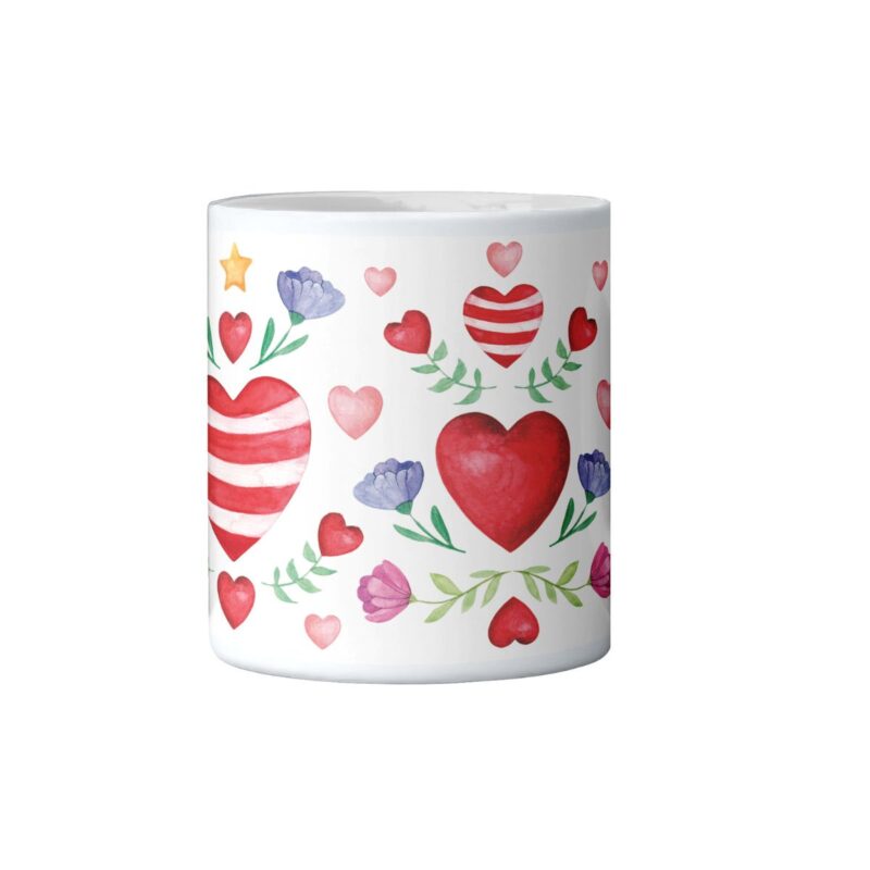 tazza con i cuori