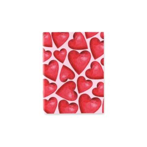 quaderno a pagine bianche cuori