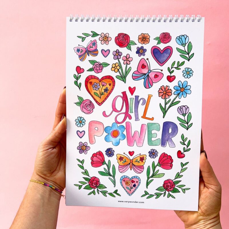 Colouring book con frasi e disegni originali