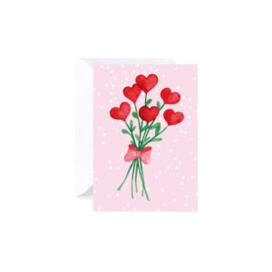 Cartolina di auguri Cuori