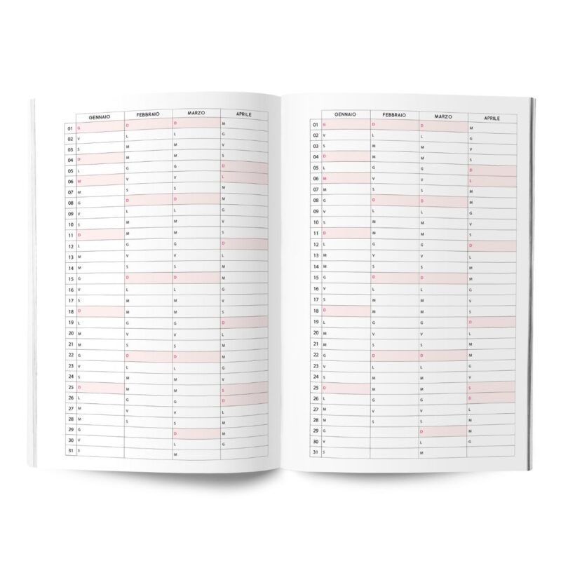 Agenda per Insegnanti Colorata 2025-2026