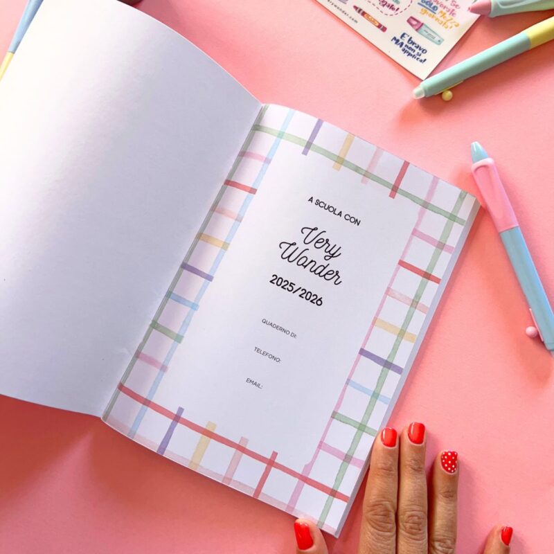 quaderno planner del docente 2025 2026