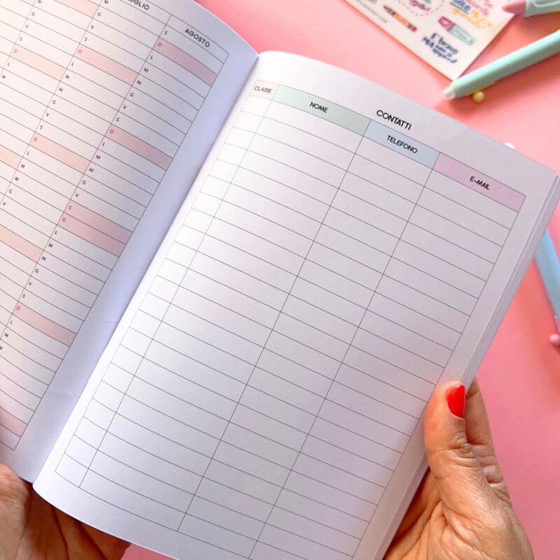 quaderno planner del docente 2025 2026